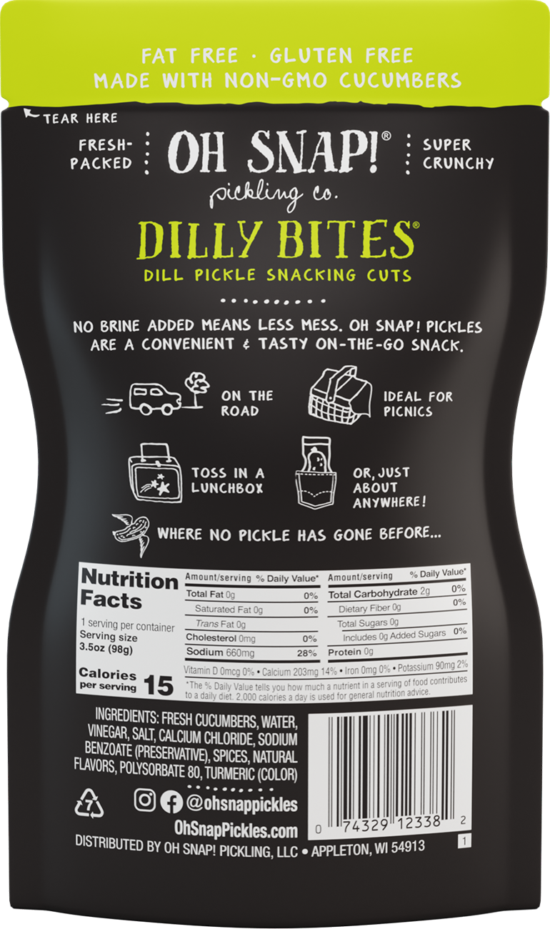 OH SNAP! Dilly Bites - 12 Pack