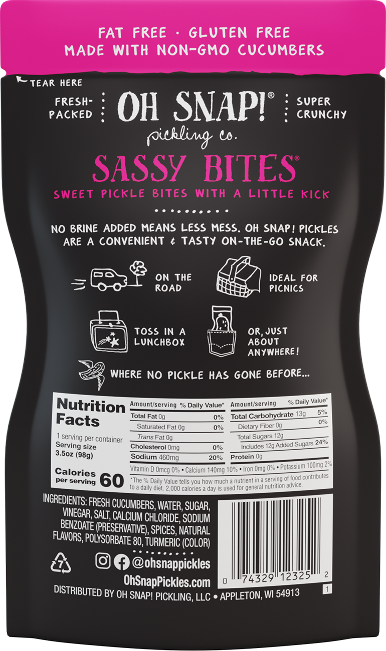 OH SNAP! Sassy Bites - 12 Pack