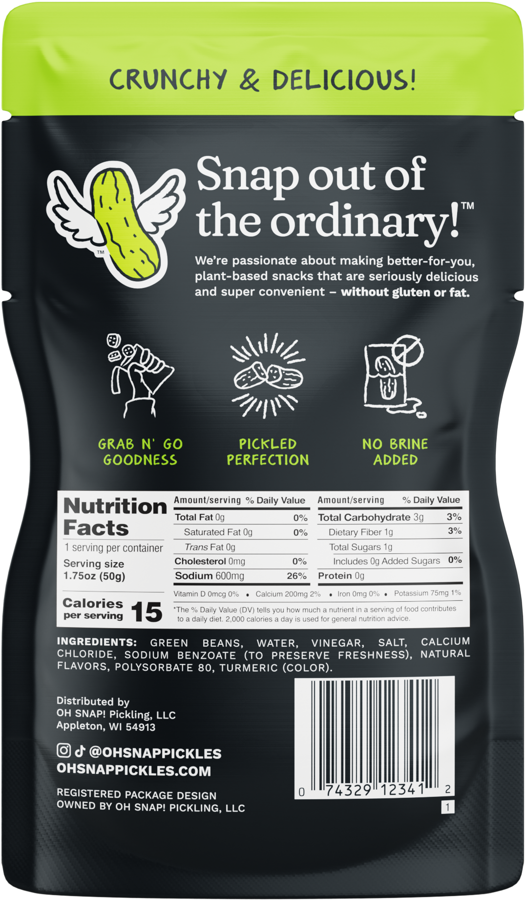 OH SNAP! Cool Beans - 12 Pack